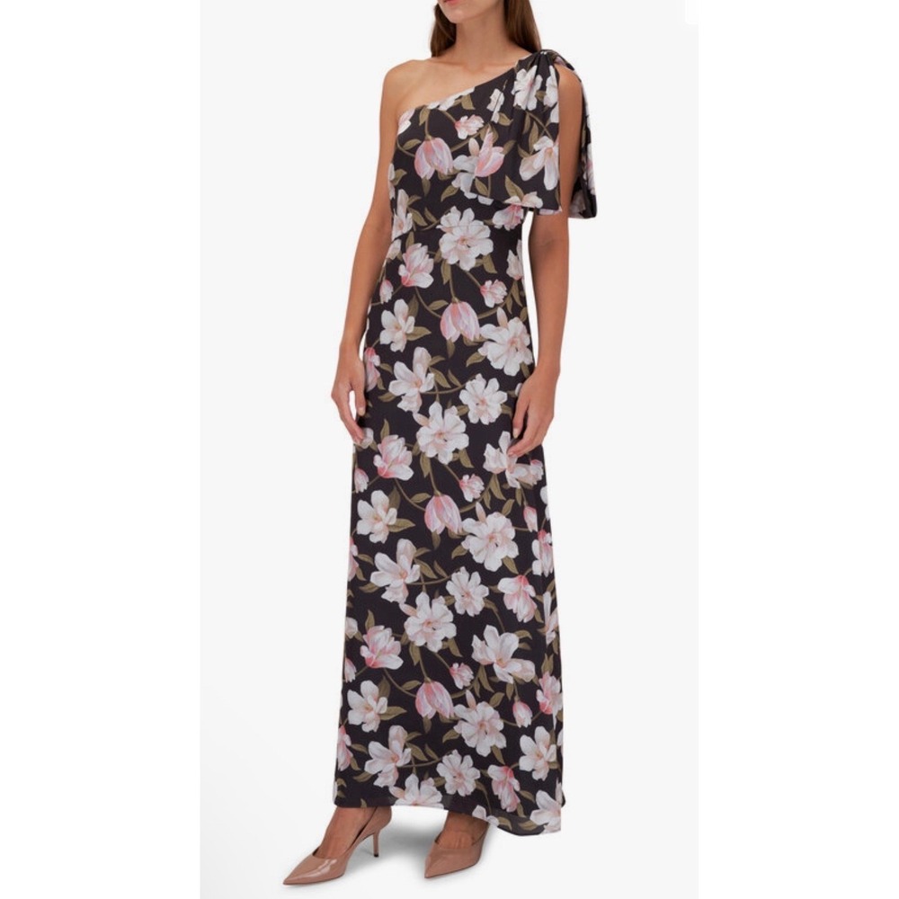 Sachin & Babi Chelsea‎ Gown in Ebony Garden Sz 8 $285 NWT